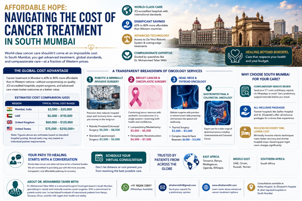 Affordable Hope: Navigating the Cost of Cancer Treatment in South Mumbai